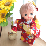  メルちゃんの浴衣セット*うちわ