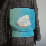 感謝価格★夏用紗帯★２部式作り帯（軽装帯）★リメイク品