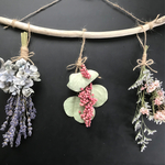 流木とドライフラワースワッグ〜 pink lavender〜