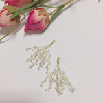 ドライフラワー風  小枝アクセサリー