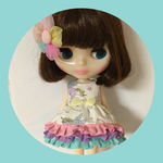 メルヘンワンピース&お花のヘアピン♡White