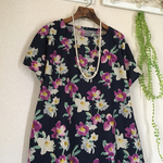 【再…販】レトロsummer🌺チュニック［ネイビー］
