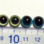 オーダーのお品○半球グラスアイ○猫目○10ｍｍ2セット