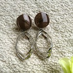 ラストシルバードロップ大ぶりピアス