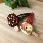 アイスバーのぱっちんどめ　２個セット