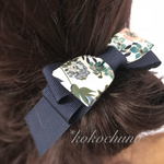 新柄追加♡100 再販17*可愛すぎる♡ロングリバティリボン ヘアゴム＆バレッタ