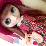 お人形さんのお洋服　「ローズの季節」　for２２ｃｍドール ( ブライス etc. ）