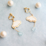 曇り空と一粒の雫　イヤリング or　ピアス