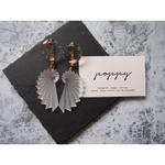 vintage parts × clear earring ヴィンテージパーツ×クリアイヤリング