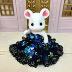 シルバニアファミリー  お母さんサイズ ローズドレス ブルー