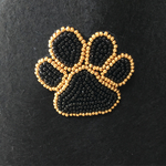 《再販》肉球のビーズ刺繍ブローチ