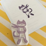 はちわれヒーローねこのはんこ(441)