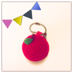 ころんと果実＊Apple＊マカロンポーチ