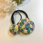 ミナペルホネン ஐ skyfulஐ 親子リンク くるみボタンのヘアゴム セット⑅◡̈*プレゼントにも