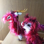 赤い龍と幻獣