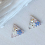 忘れな草のアイスピアス イヤリング