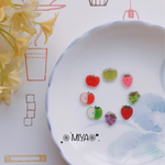 〖送料無料！モニター様募集〗〈8個セット〉デフォルメフルーツのピアス