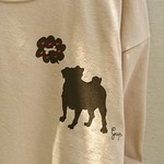 ガップティ おやつ大好きTシャツ パグ【ユニセックス】
