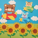 壁面飾り♪ 夏 『ひまわり畑を見に行こう♪』