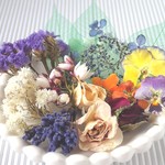 【ドライフラワーの封入素材セットM4】スターチス・薔薇・ラベンダー他