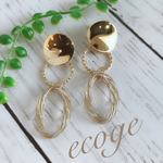 ♡再販！ゴールドプレートのアンティークピアス♡