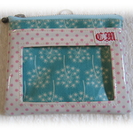 IDカードホルダー＊北欧タンポポ&ピンクドッド