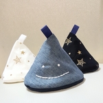 【残りわずか】 スマイル&お星さまのおしっこキャップ(裏地変更あり)