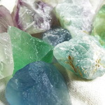 ✅ 宝石の元♪写真の現品セット販売♪完全天然♪カラフルミックス♪フローライト原石♪こだわりの天然石ジュエリー素材♪1716