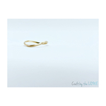【着画あり】Undulation slim gold ring