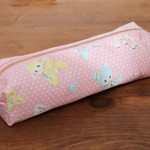 レトロアニマルのペンケース＊ピンク＊