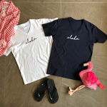 aloha VネックTシャツ