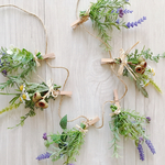 Lavender Garland ラベンダーのミニスワッグガーランド