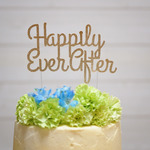 Happily Ever After ケーキトッパー (ウェディング)3
