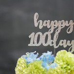 happy 100days ケーキトッパー　