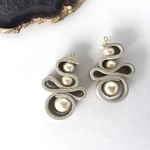 leather＆pearlのピアス・イヤリング
