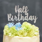 Half (half) birthday ケーキトッパー（グリッター）1