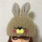 ブライス 帽子 うさぎ帽子  イースター