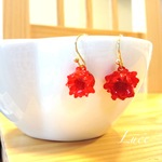 Ｒｅｄ　Ｂｌｏｓｓｏｍ*フックピアス
