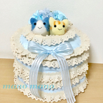 ミニニャンコの可愛いオムツケーキ