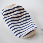 犬服 ボーダータンク（生成り×ネイビー）