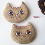 煌めきの瞳chaねこ＊ブローチ