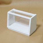 ミニチュア家具(1/12) ショーケースC（白）