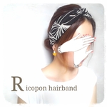 ブラウンサファリ◇ヘアバンド ターバン