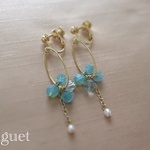 【U様オーダー品】春のイヤリング