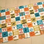 アメカジプリント40×60サイズの大判ランチョンマット♪O