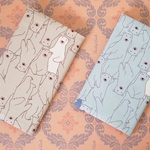 【a様オーダー品】【ハヤカワミステリサイズ＆新書判サイズ】しろくまプリントブックカバー
