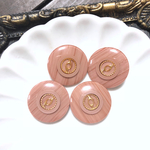 アンティークボタン♡くすみピンク23mm