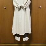 リネン ワンピース&大人カボチャパンツ 