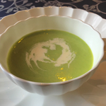 枝豆の冷たいクリームスープ