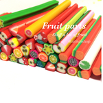 人気フルーツデコパーツ✩スライス棒 カットフルーツ 20本【H-109】